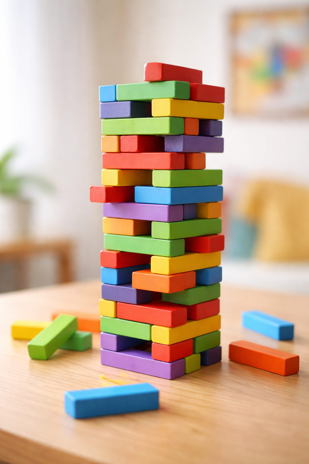 Jenga blocks