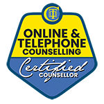 Online and Telephone Counselling membership badge